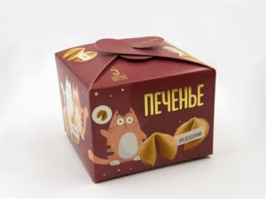 Картонная упаковка для кондитерских изделий