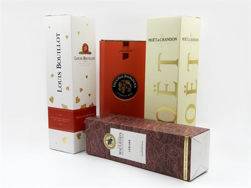 Подарочные картонные коробки для алкоголя